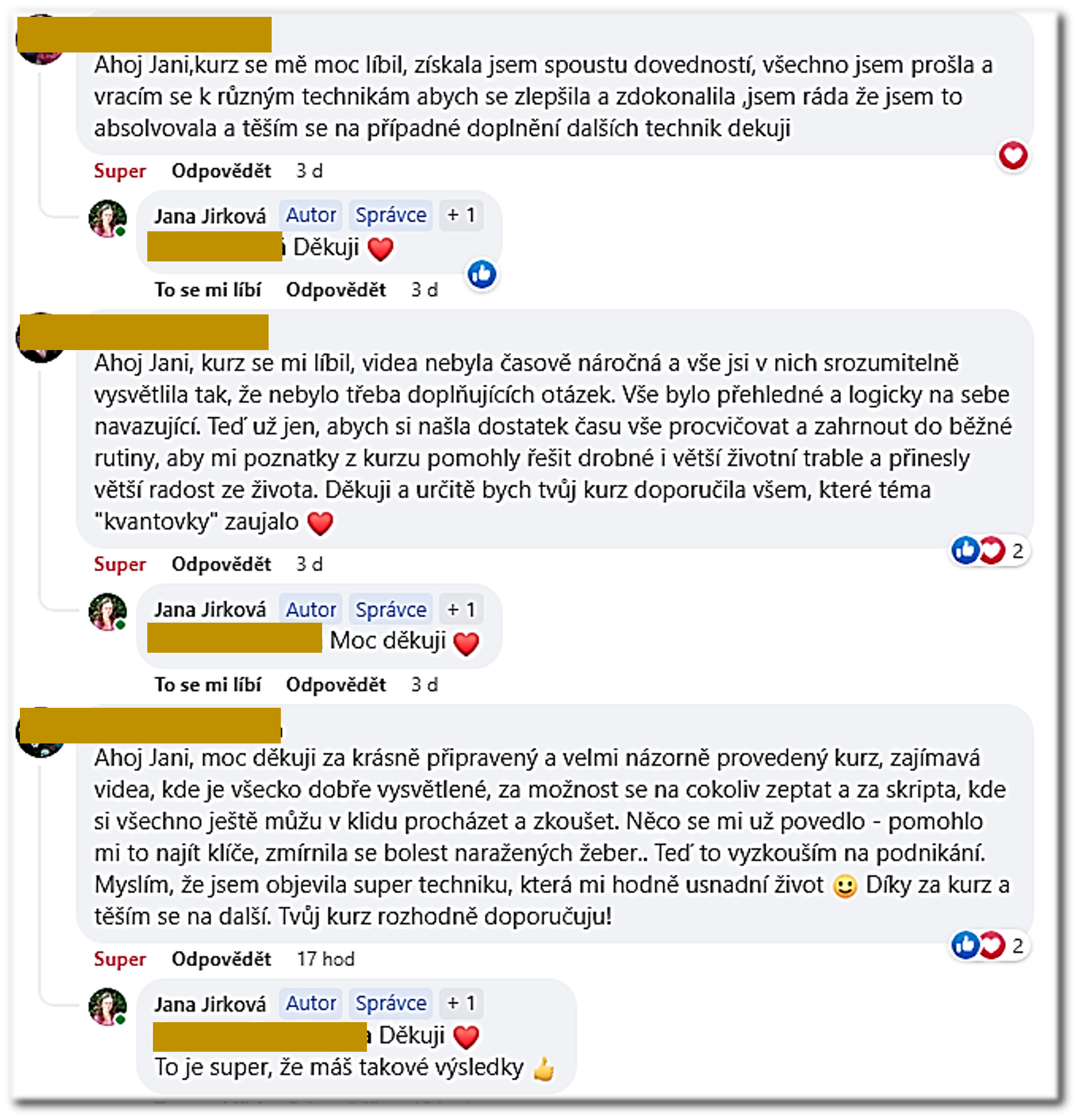 Reference na kurz kvantování